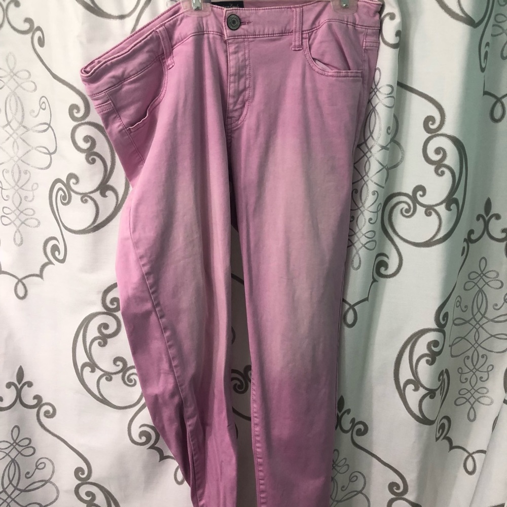 Light pink/purple jeggings! Super stretch